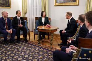 [VIDEO] Świąteczno-noworoczne spotkanie ze Swiatłaną Cichanouską oraz przedstawicielami społeczności białoruskiej