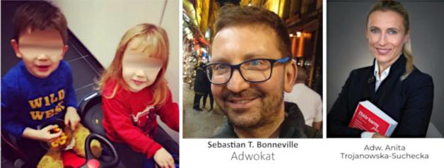 [VIDEO] TOGI BEZ SUMIEŃ: Dlaczego adwokaci Sebastian T. Bonneville i Anita Trojanowska-Suchecka wspierają porwanie, uwięzienie dwójki dzieci i łamanie prawa ustanowionego przez Sąd Rejonowy w Wołominie? Oraz wyłudzanie 500+ z Urzędu Gminy w Radzyminie?