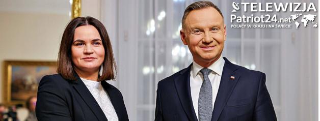 [VIDEO] Prezydent Andrzej Duda spotkał się z przedstawicielami społeczności białoruskiej